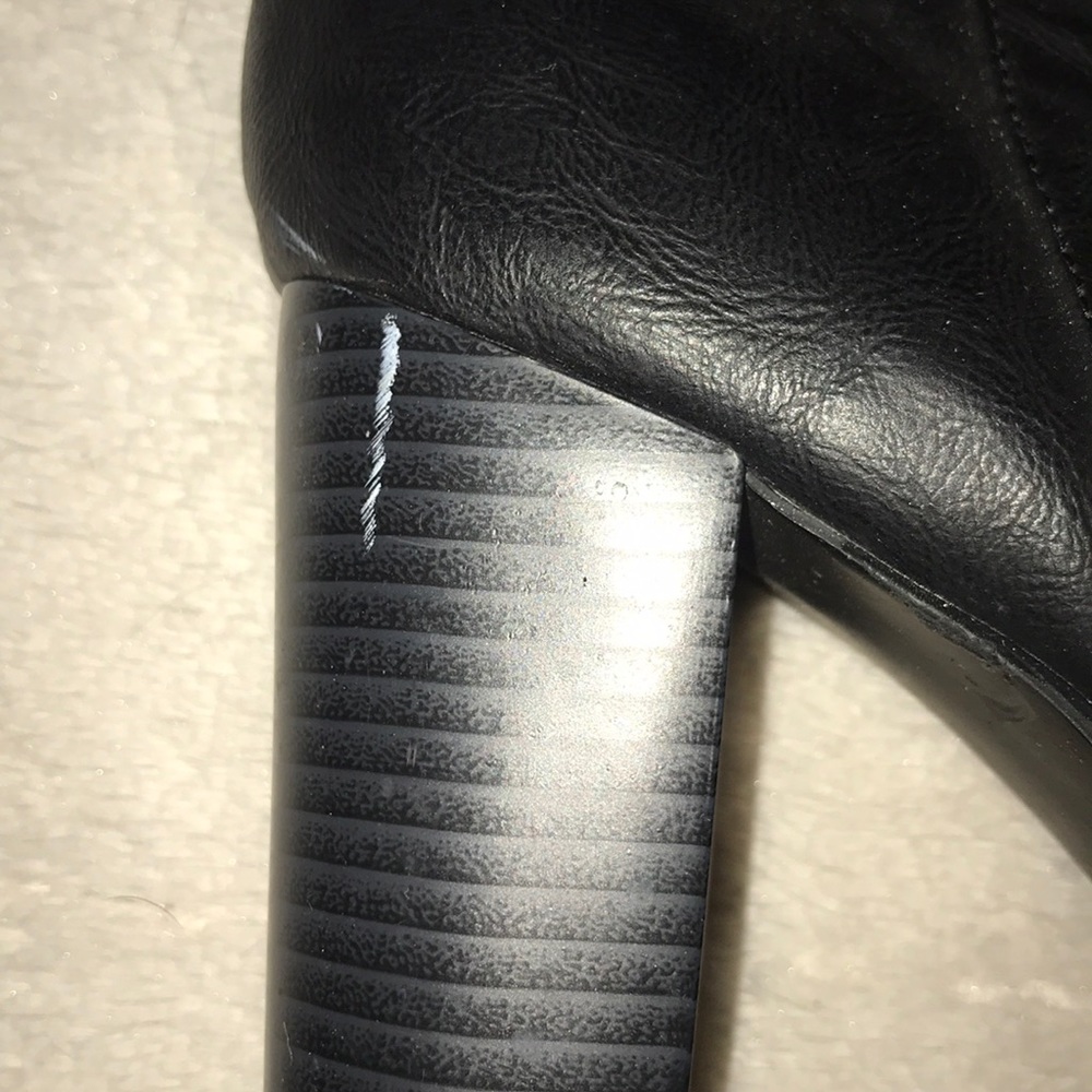 Black Knee Boots - Picture 2 of 4